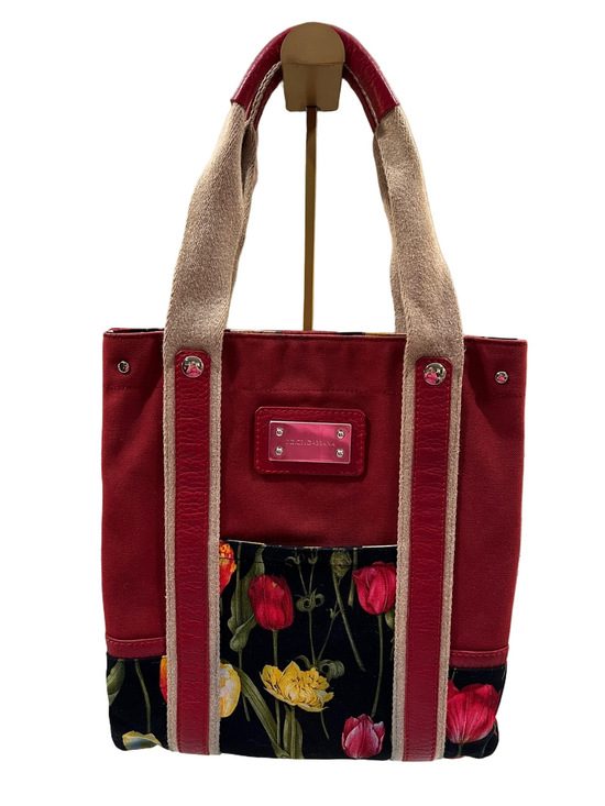 Dolce & Gabbana Handbags - Dolce & Gabbana Red Tulip Canvas Tote